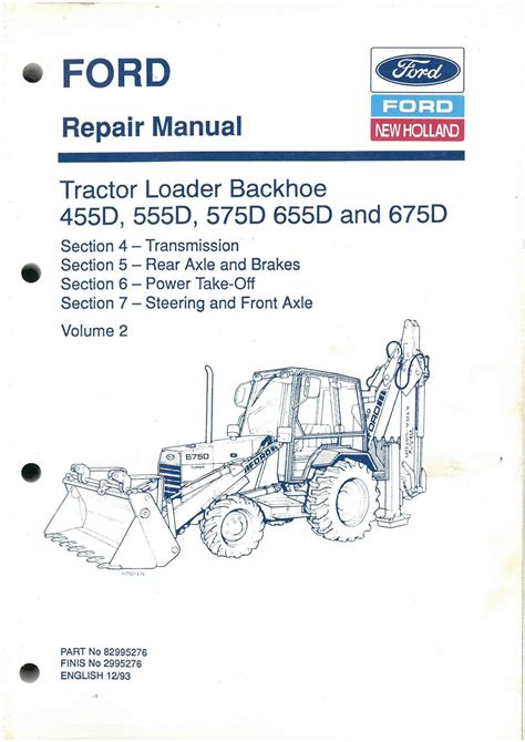 ford 575d loader backhoe service manual Reader