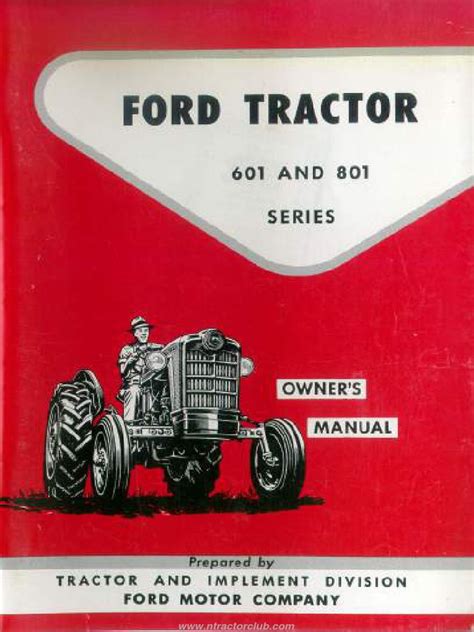 ford 601 workmaster tractor repair manual Kindle Editon