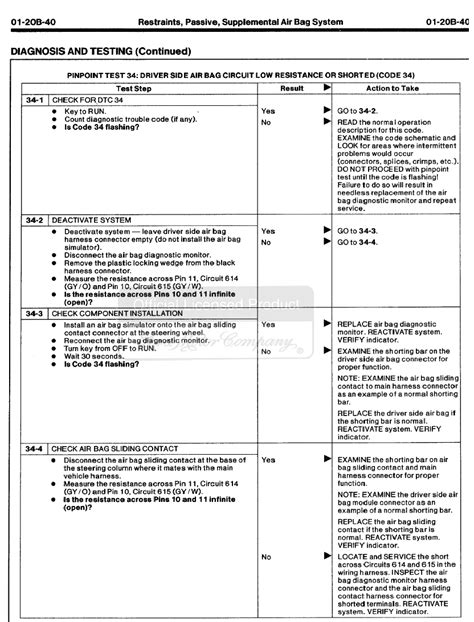 ford airbag code 34 PDF