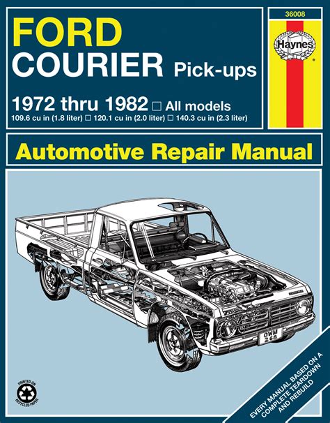 ford courier 1997 workshop manual PDF