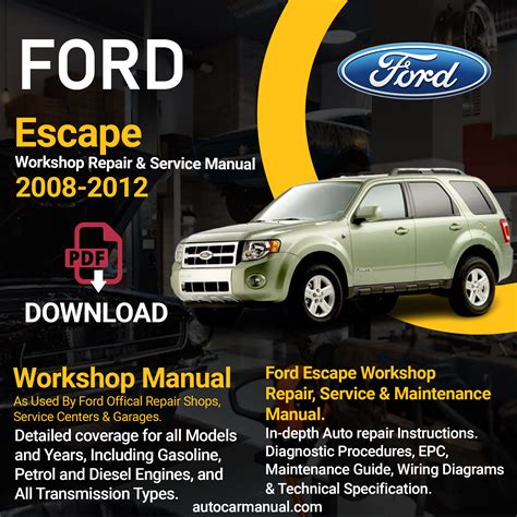 ford escape maintenance guide Kindle Editon