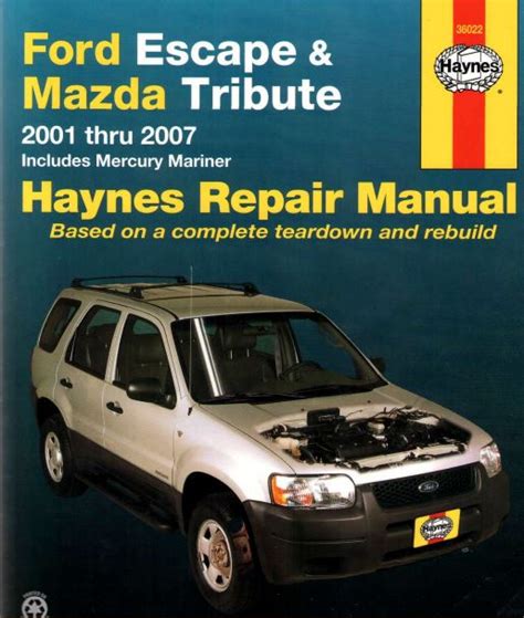 ford escape repair manual pdf 2003 Kindle Editon