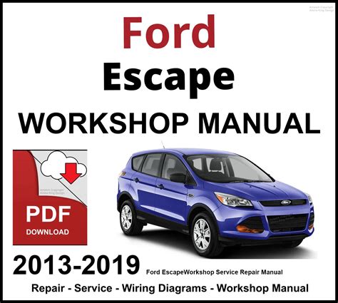 ford escape workshop manual PDF