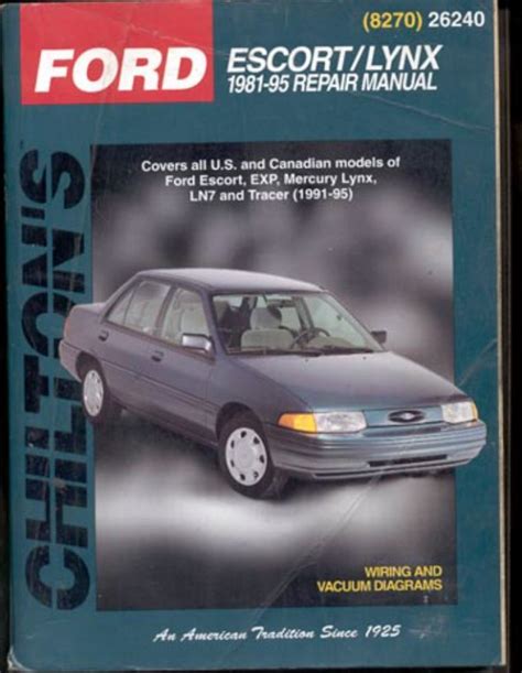 ford escort 95 repair manual Epub