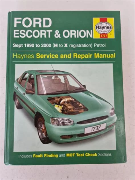 ford escort mk5 haynes manual Kindle Editon