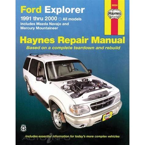 ford explorer and mazda navajo9100 haynes repair manual Kindle Editon