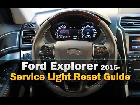 ford explorer service reset Doc