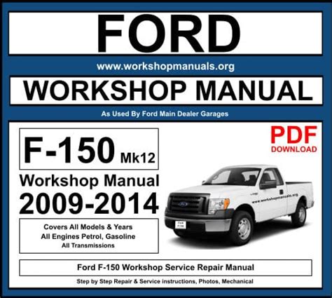 ford f 150 service manual Reader