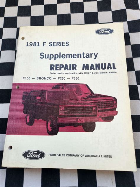 ford f100 workshop manual Epub