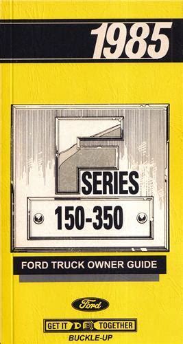 ford f150 truck owners manual Reader