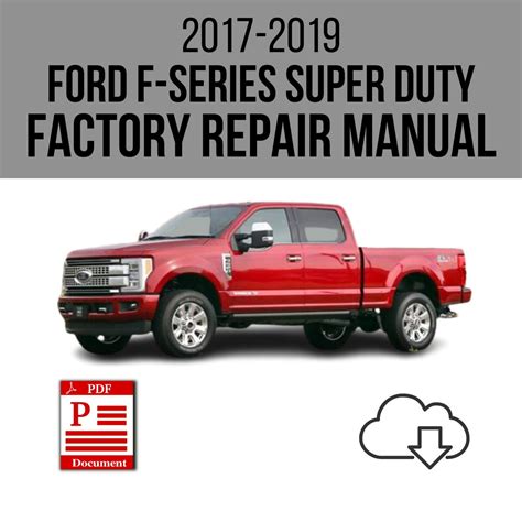 ford f250 workshop manual Kindle Editon