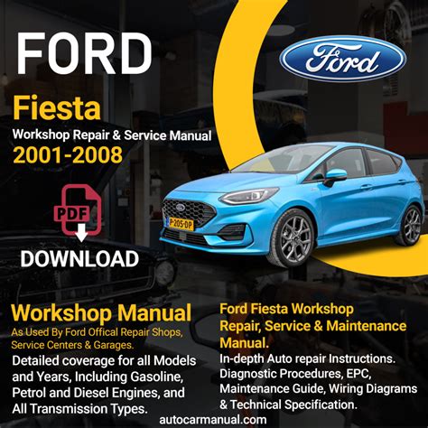 ford fiesta 2001 manual free download PDF