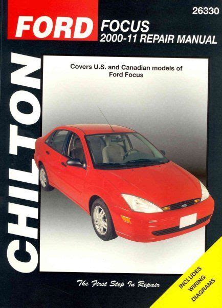 ford focus 2000 through 2005 chiltons total car care repair manuals Reader