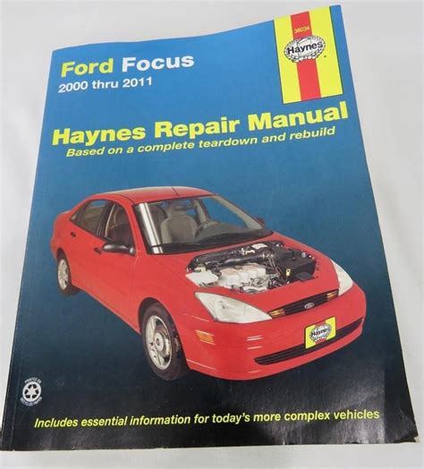 ford focus 2000 thru 2011 haynes repair manual Reader