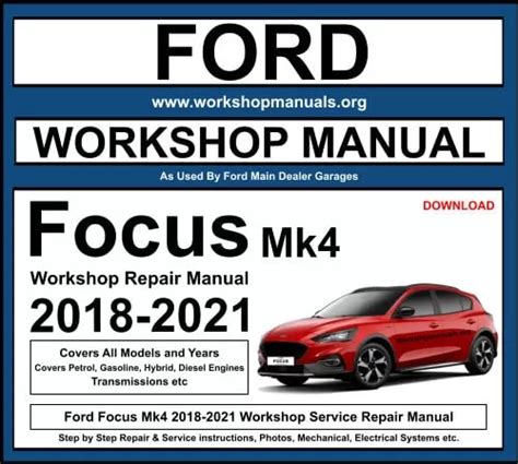 ford focus 55 workshop manual Epub