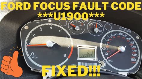 ford focus fault code u1900 Doc