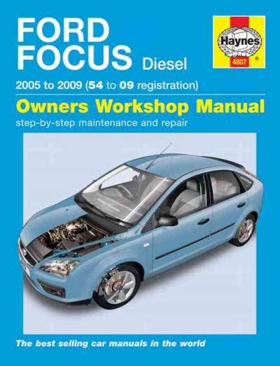 ford focus petrol service and repair manual 2005 to 2009 Epub