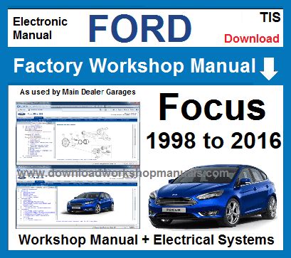 ford focus zetec service manual PDF