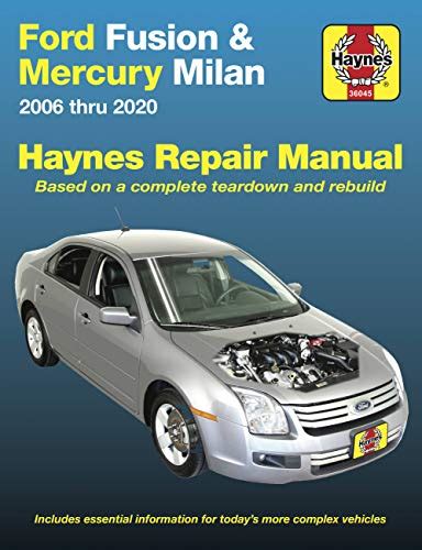 ford fusion and mercury milan 2006 thru 2014 haynes repair manual Kindle Editon