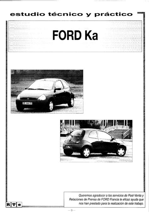 ford ka 98 manual PDF