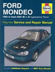 ford mondeo service and repair manual ak legg Reader