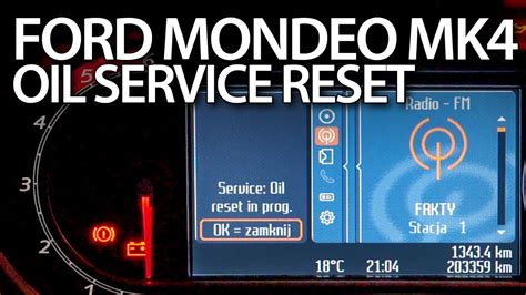 ford mondeo service reset PDF