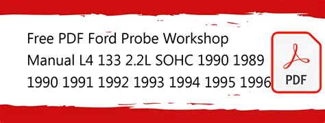 ford probe workshop manual torrent Reader