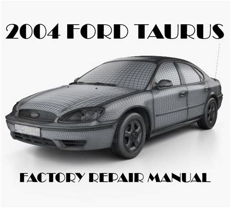 ford taurus manual 2004 PDF