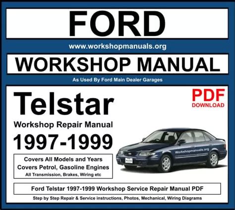 ford telstar workshop manual PDF