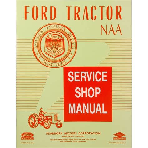 ford tractor naa service manual PDF