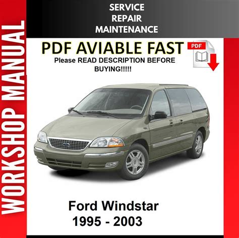 ford windstar 1999 2003 service repair manual Ebook Kindle Editon