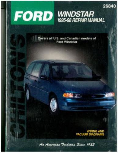 ford windstar repair manual online Epub