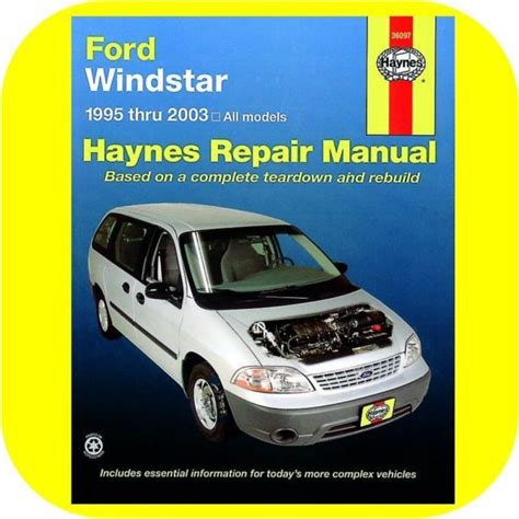 ford windstar repair manual pdf PDF