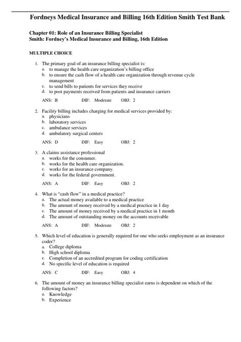 fordney chapter 17 workbook answers Epub