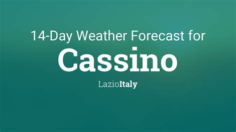 forecast cassino