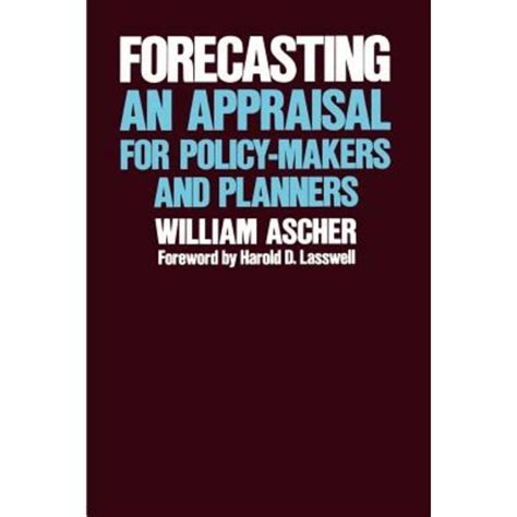 forecasting an appraisal for policy makers and planners Doc