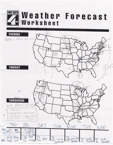 forecasting weather map answers Doc