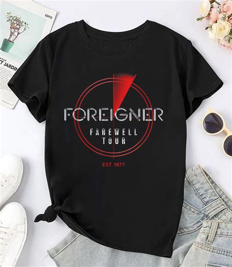 foreigner band t shirt