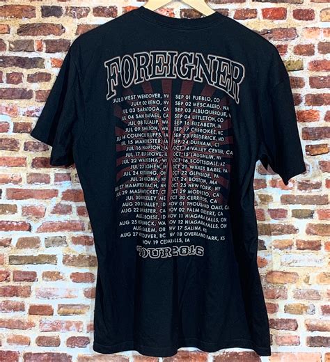 foreigner concert shirts