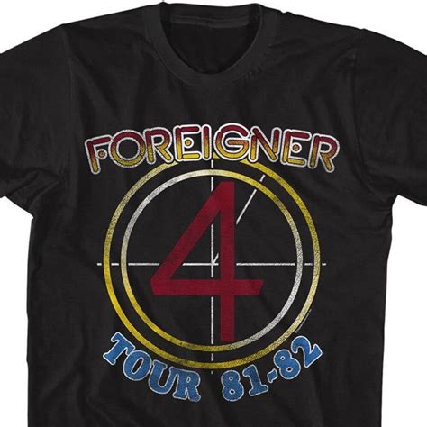 foreigner tour shirts