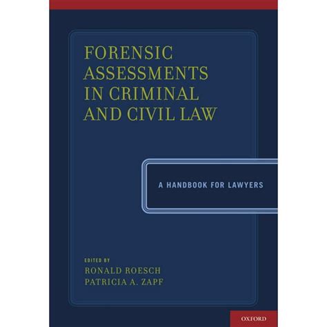 forensic assessments in criminal and civil law a handbook for lawyers Epub