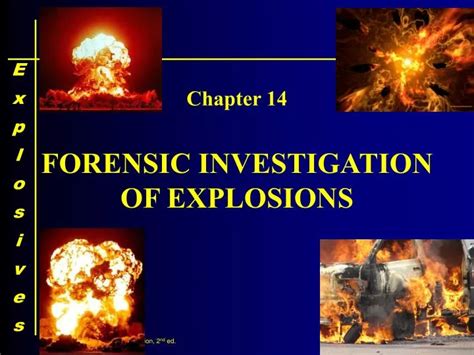 forensic investigation of explosions Kindle Editon