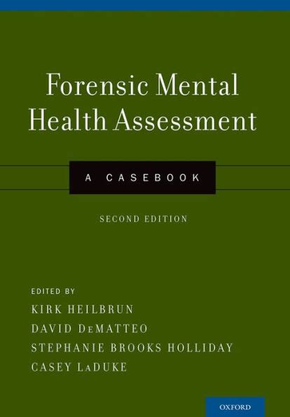 forensic mental health assessment a casebook Epub