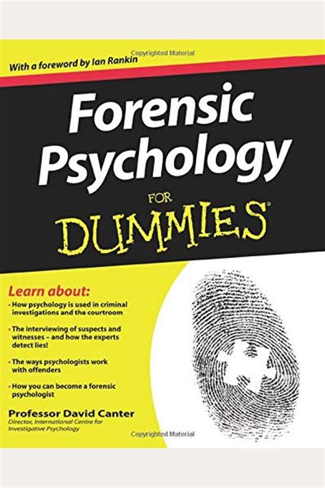 forensic psychology for dummies forensic psychology for dummies Doc