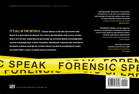 forensic speak how to write realistic crime dramas Doc