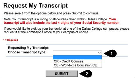 forgot to submit transcript google step