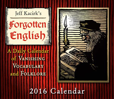 forgotten english 2016 boxed or daily calendar Kindle Editon