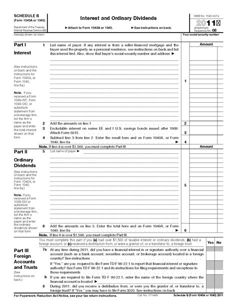 form 1040 schedule b instructions Doc