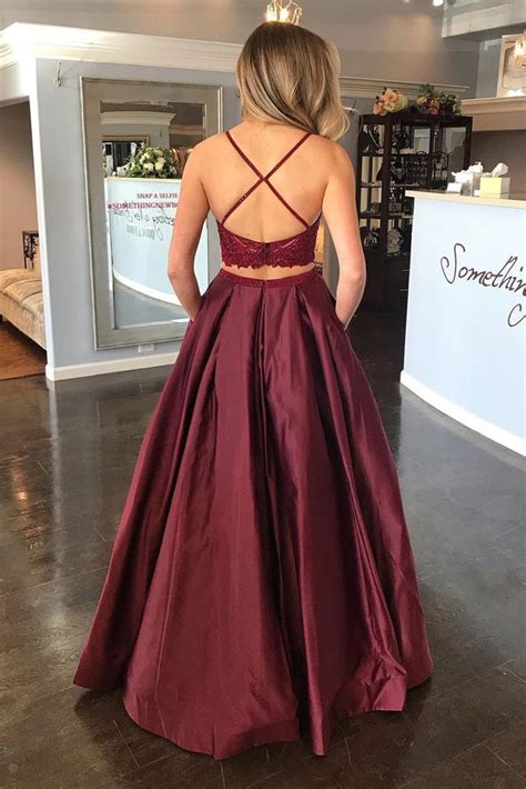 formal burgundy dress