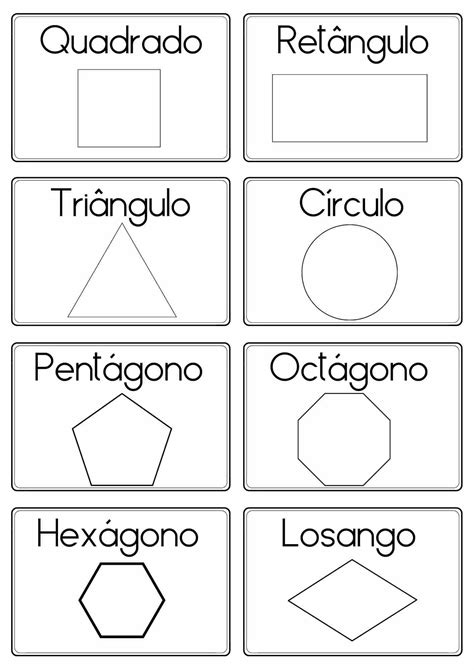 formas geométricas para imprimir